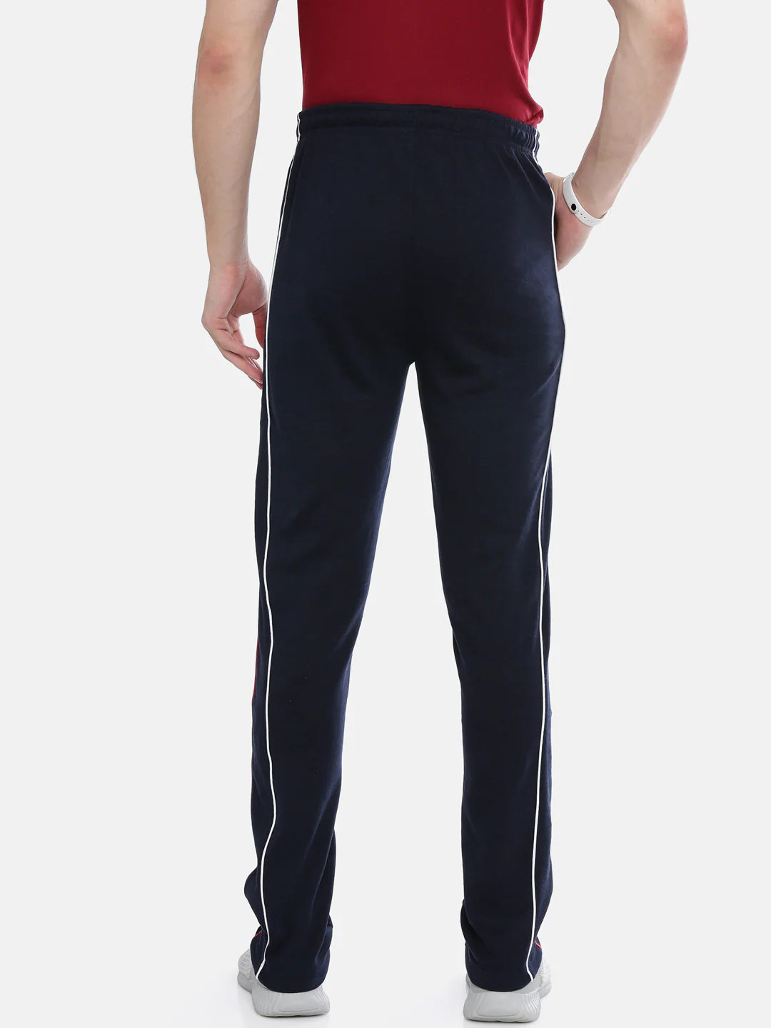 Men's Solid Classic Track Pants - Image 3