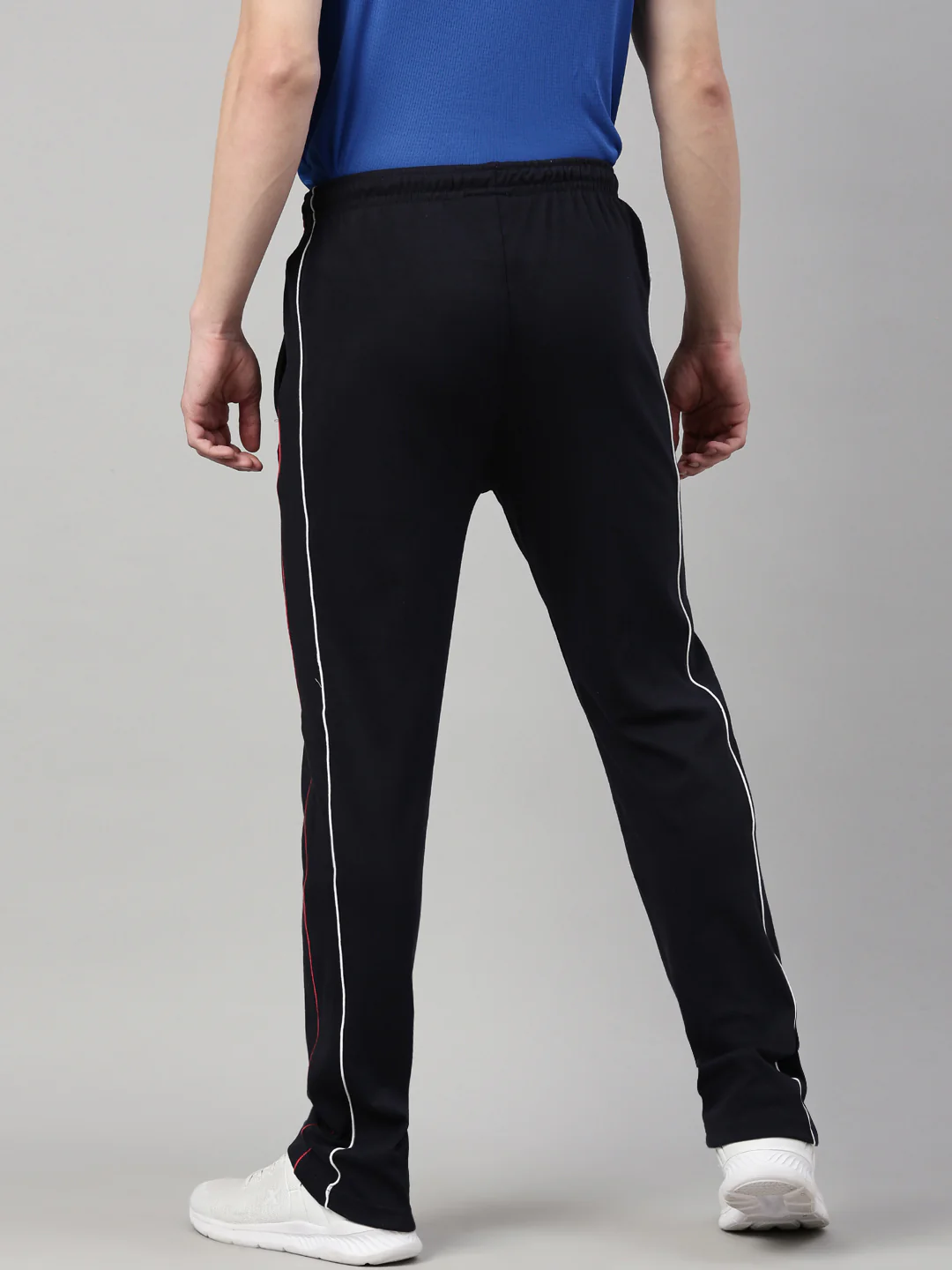 Men's Solid Classic Track Pants - Image 4