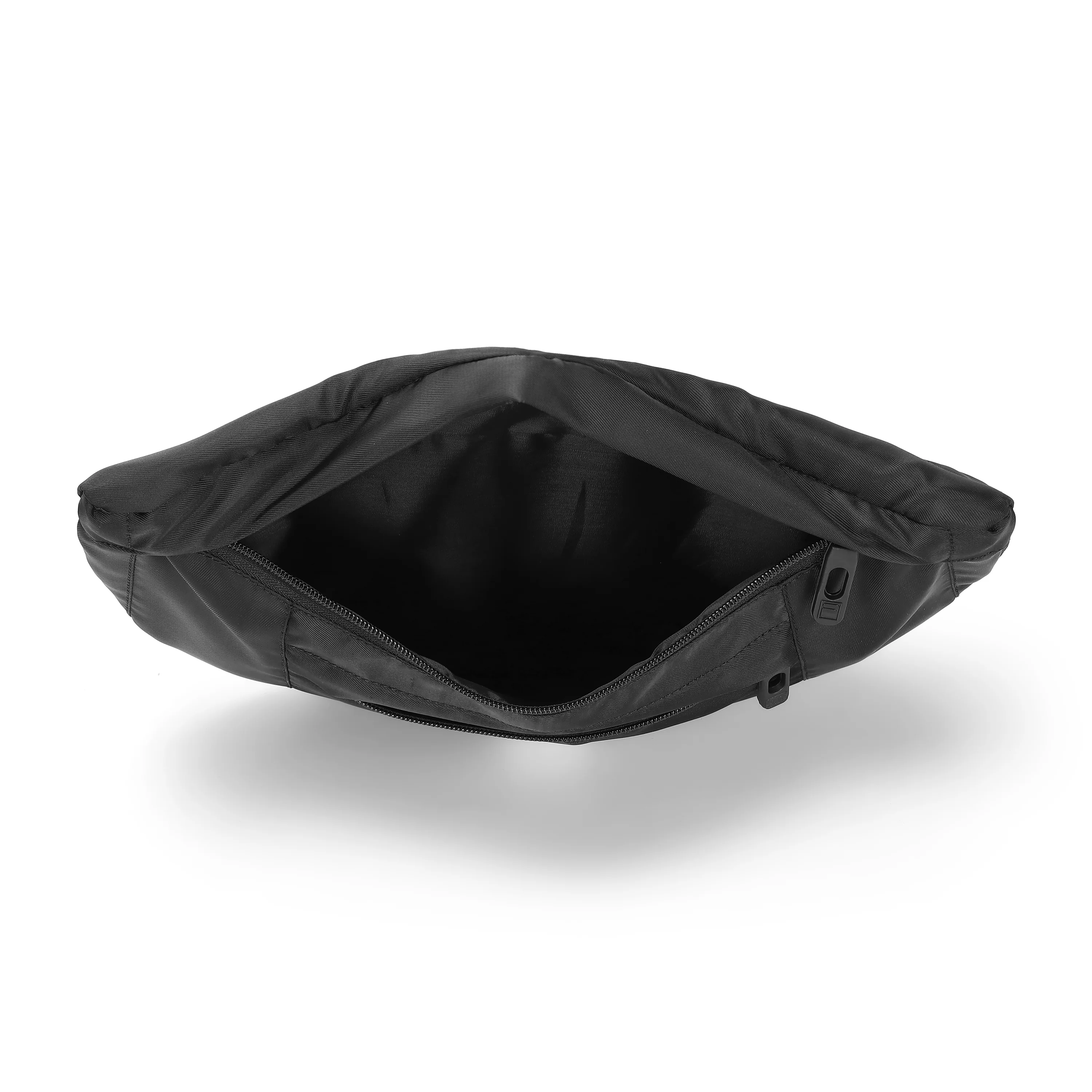 Unisex Black Dennis Waist Bag - Image 6