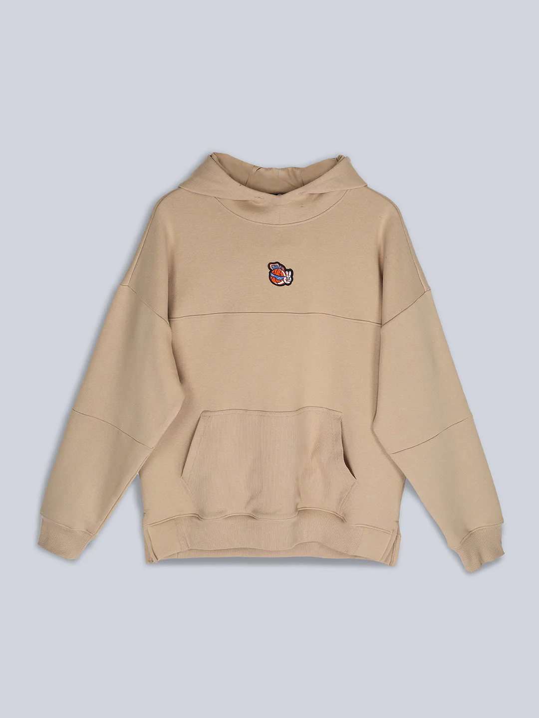 Fila Unisex Navy Blue Hoodie Loose Fit - Image 4