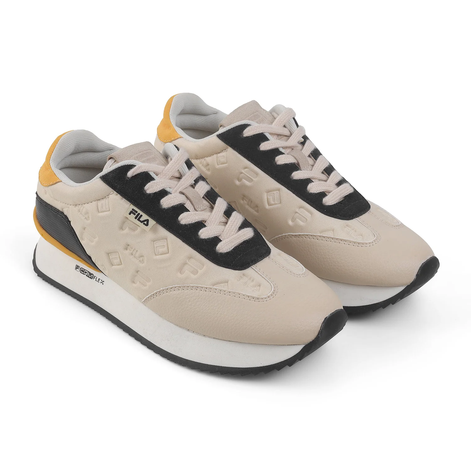 Fila Women Beige Retro-Jo Debo Shoes - Image 3