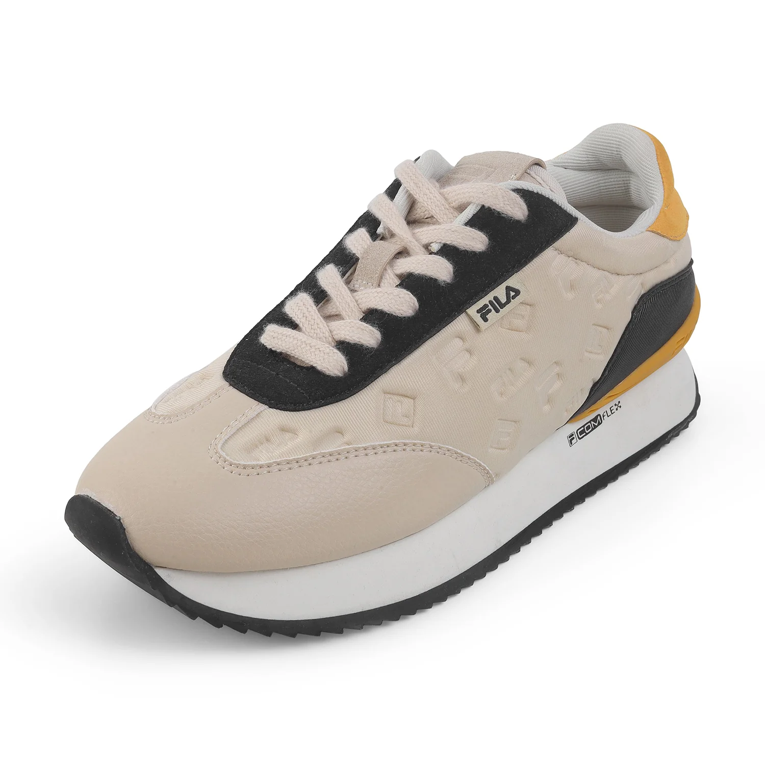 Fila Women Beige Retro-Jo Debo Shoes - Image 5