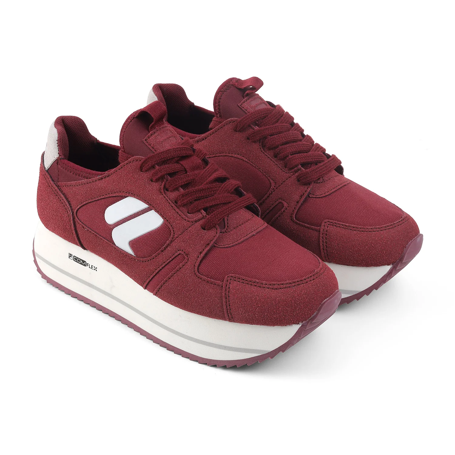 Fila Women Maroon Retro-Jo Frannie Shoes - Image 4